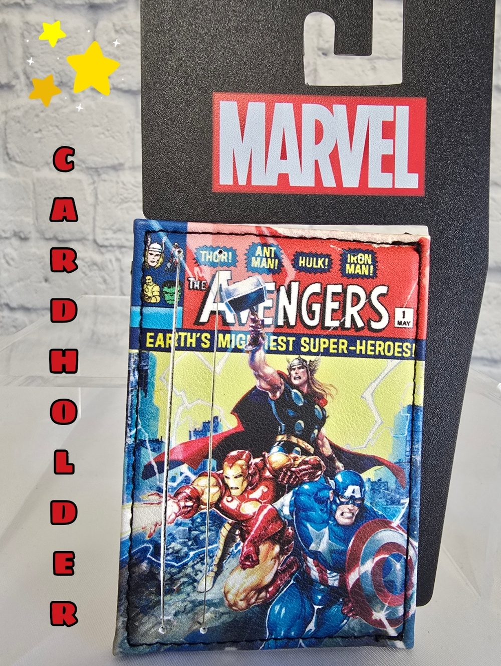 Marvel Avengers Comic Art Cardholder Wallet NEW Superhero Theme Accessory